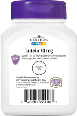 Luteína 10 mg 60 tabletas 21st Century