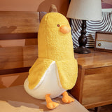 Peluche de pato plátano lindo amarillo de 19.7 pulgadas