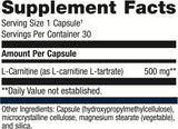 L-Carnitina Metagenics - Suplemento para Metabolismo Graso 30 Serv.