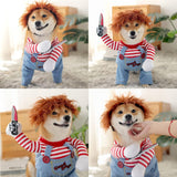 Disfraces de muñeca mortal para mascotas talla XL