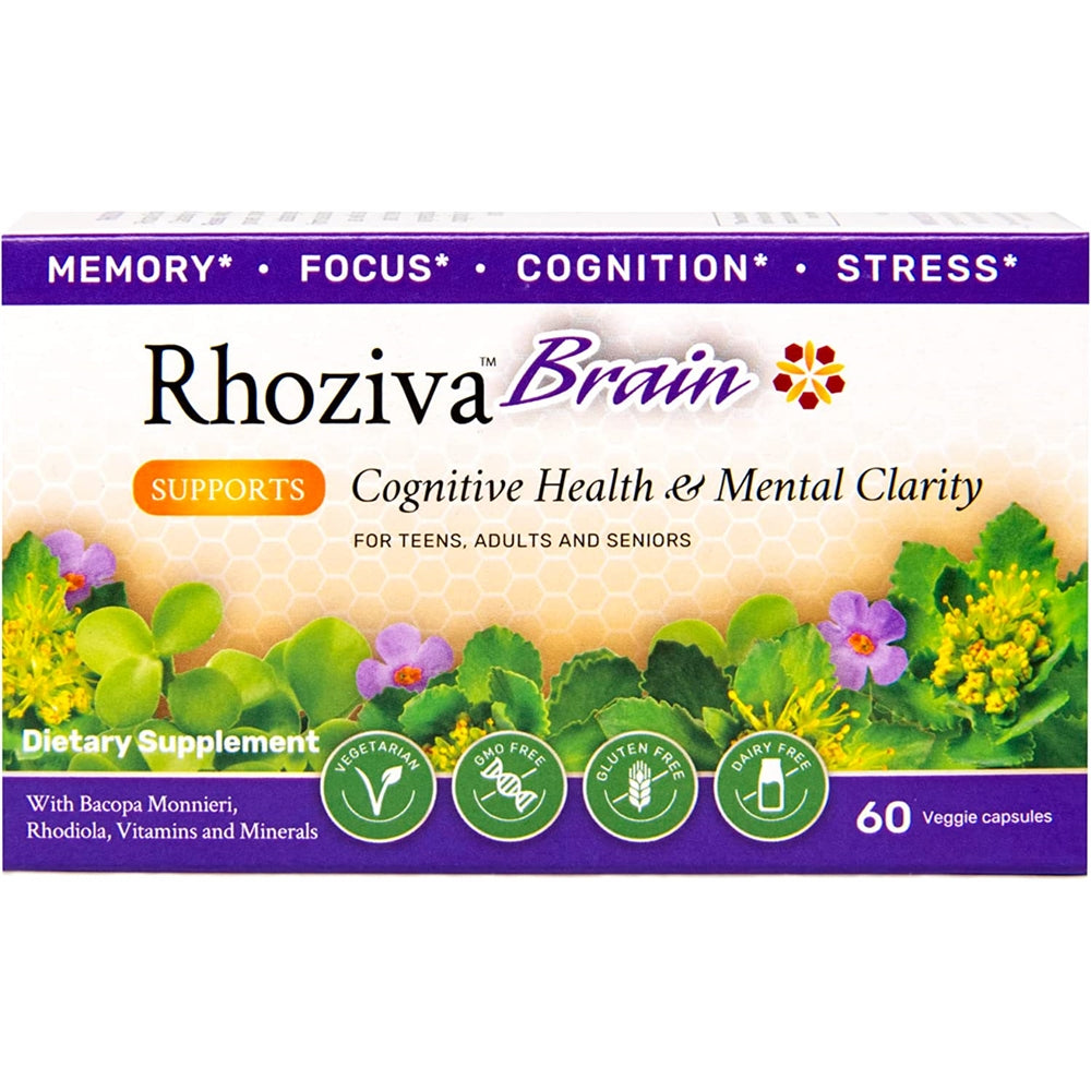 Suplemento Rhoziva  cerebral Memoria enfoque salud cognitiva