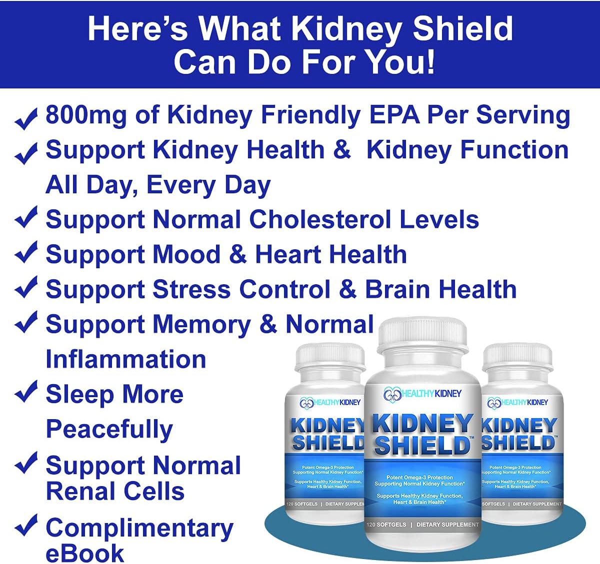 Suplementos Paquete de 2 unidades para limpieza renal