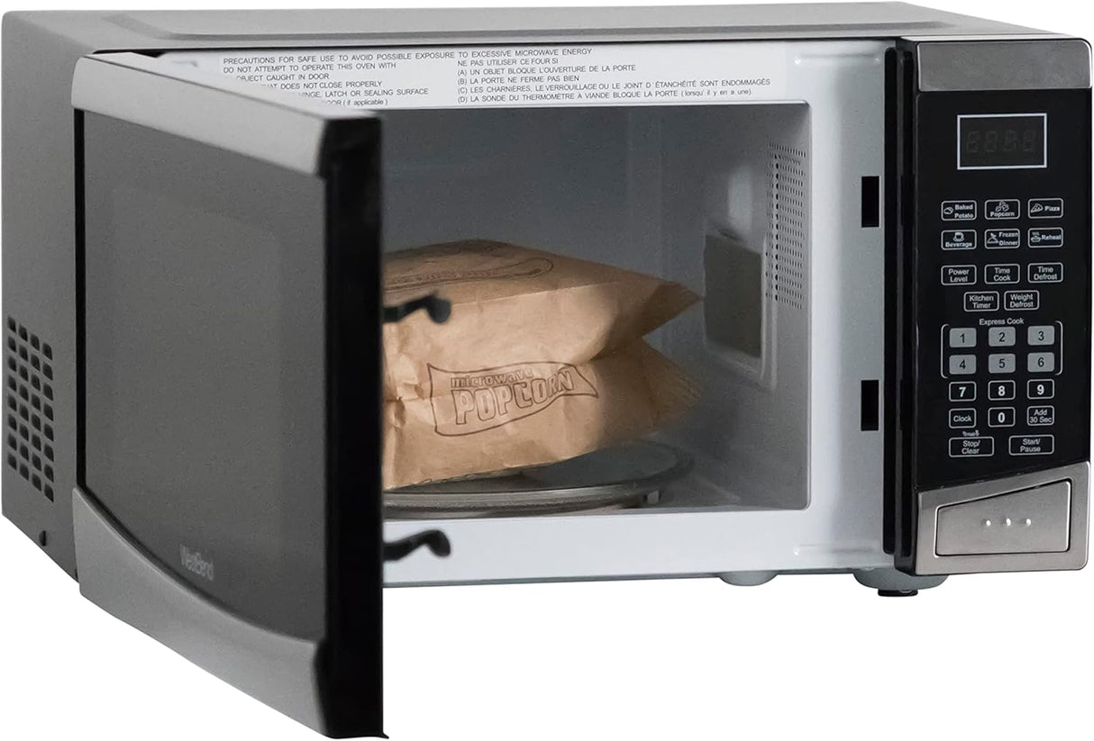 Microondas West Bend WBMW92S 900W, 6 ajustes, panel electrónico