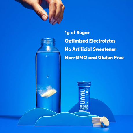 Suplemento Nuun Pastillas Hidratantes con Electrolitos 10 un