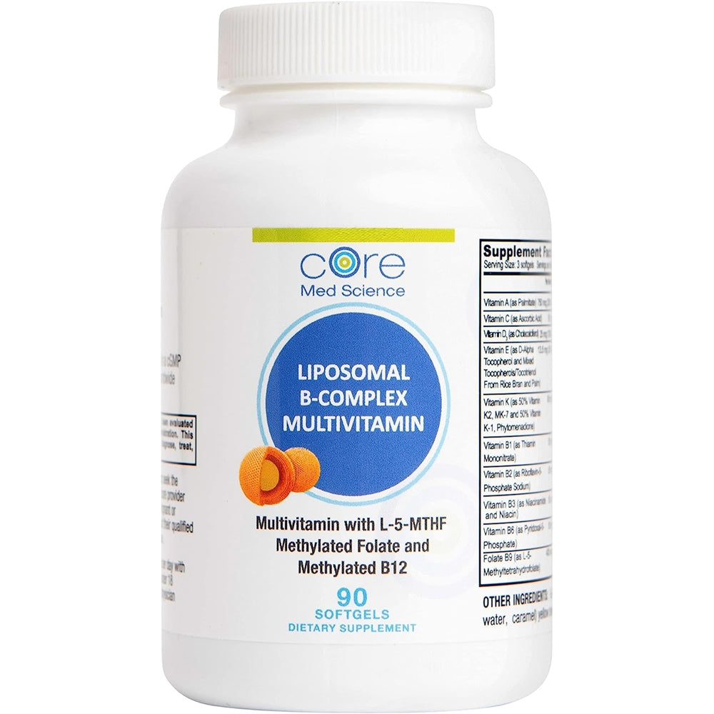 Suplementos Complejo B activo liposomal y multivitamínico