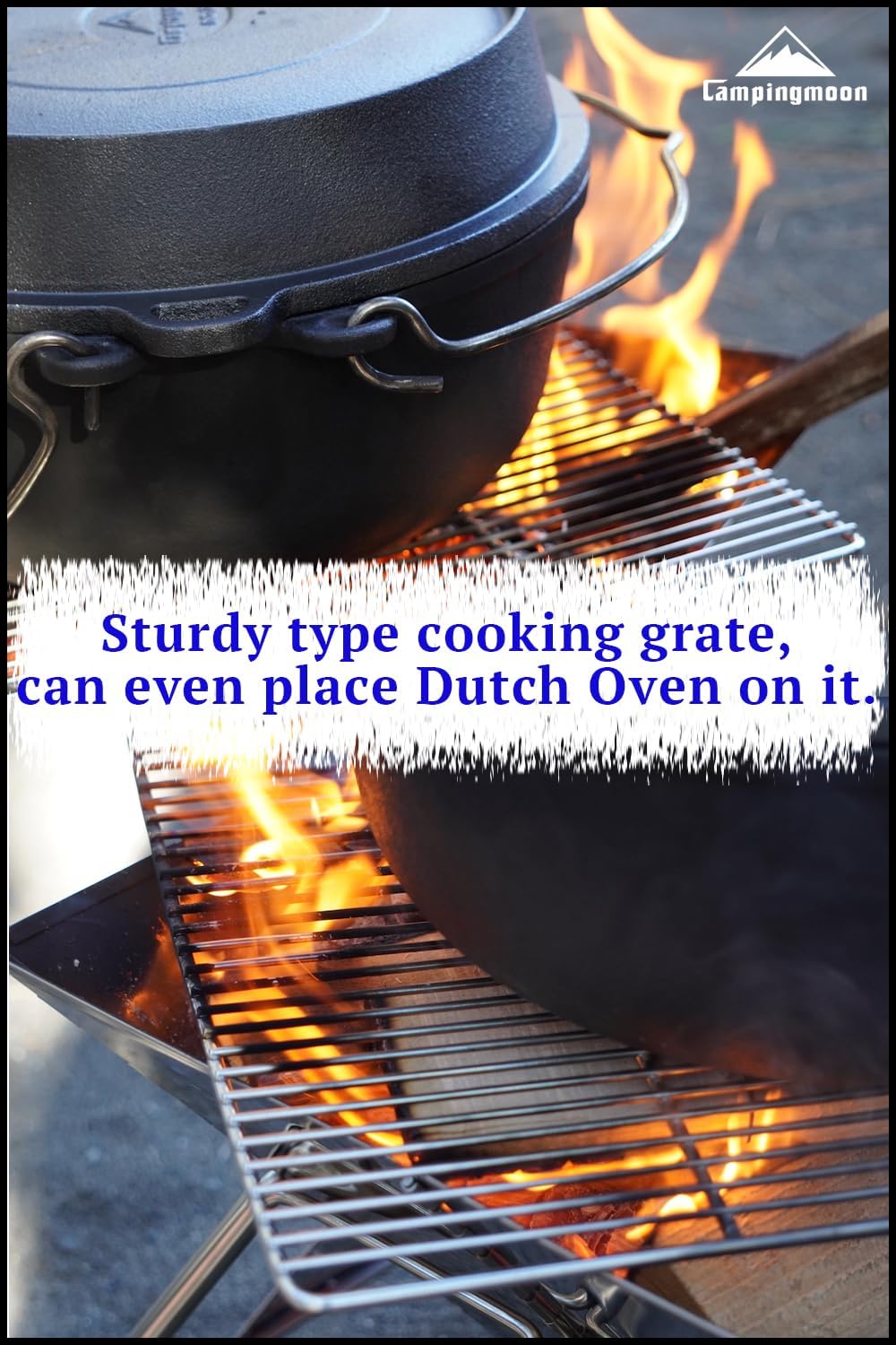 Parrilla de Cocina para Camping 11.7" Acero Inoxidable 11107-W