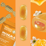 Pastillas para la Tos con Miel, Vitamina C y Jengibre, Manuka