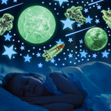 Estrellas y Planetas Brillantes, Pegatinas Espaciales para Niños