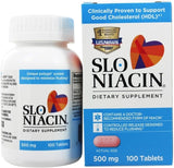 Suplemento Slo-Niacin Vitamina B3 500 Mg  100 cápsulas