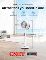 Ventilador de pedestal Dreo, oscilante, Wi-Fi, 6 modos, 513S