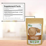 Shatavari Orgánico en Polvo | Salud Certificado USDA