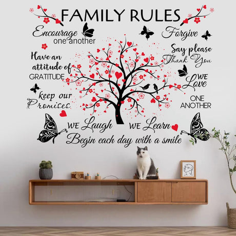 Pegatinas de Pared Inspiracionales Familia, Decoración