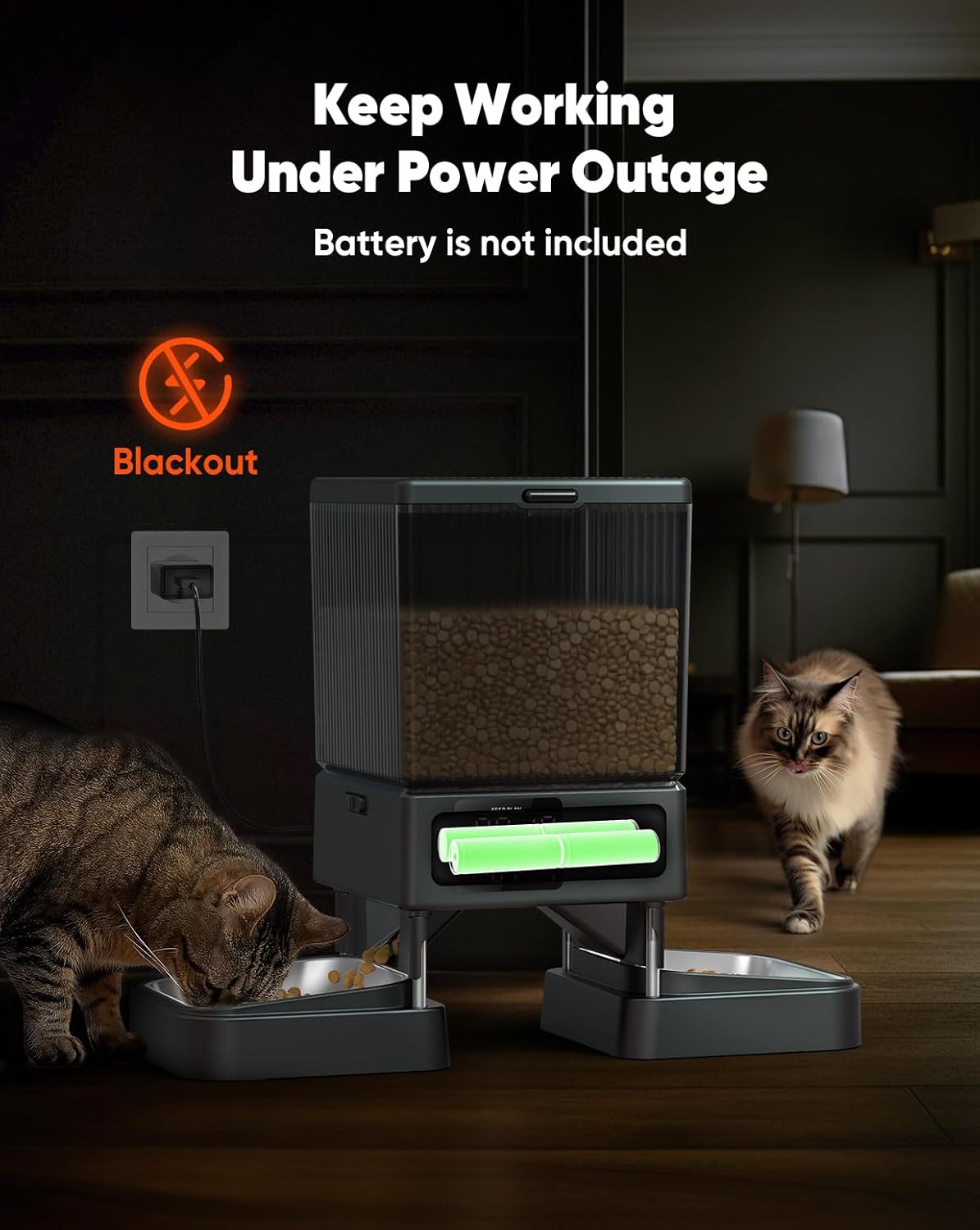 Comedero Automático para Gatos oneisall 20 Tazas/5L Model: 2023