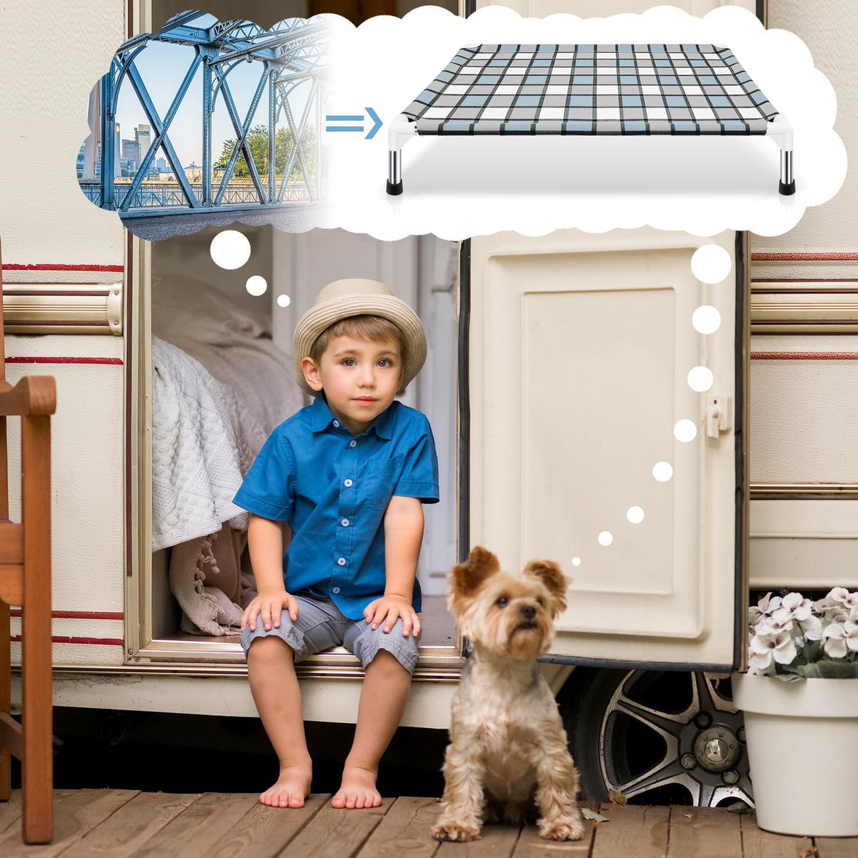 Cama Elevada para Perro Taste Life - Resistente y Cómoda
