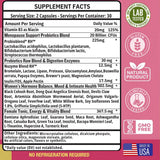 Suplemento para Menopausia, Equilibrio Hormonal, Peso, 60 cápsulas