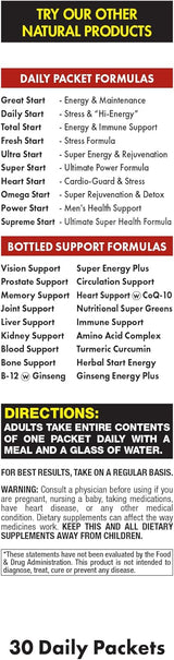 Paquete Diario de Vitaminas | 10X Energía y Vitalidad | 30 Sobres