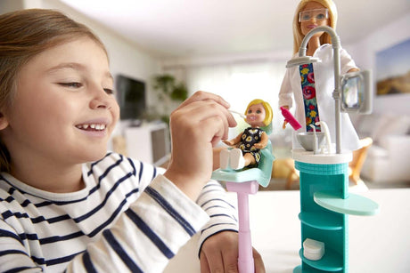 Set de Juego Barbie Carreras, Dentista, Muñeca y Accesorios