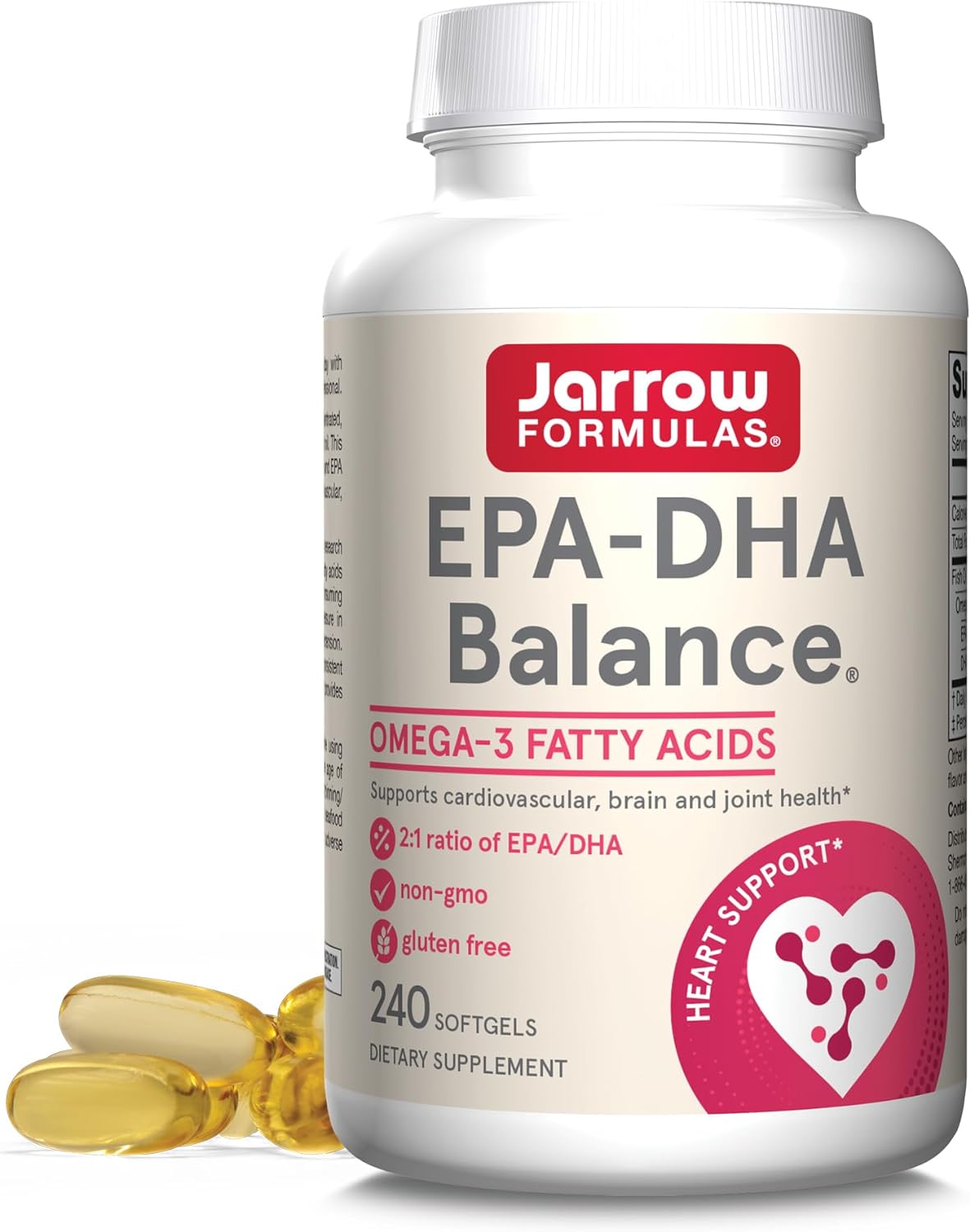 EPA-DHA Equilibrio Tapas Inodoras, Mejora Cerebral 240 Cáp