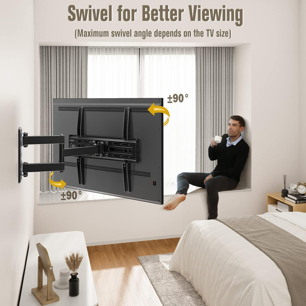 Soporte de TV Montaje, Mounting Dream, Articulado VESA 400, MD2377