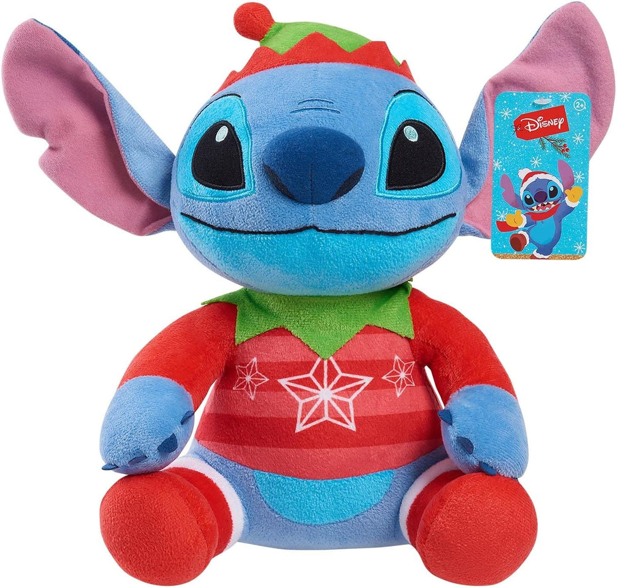 Peluche de 11 pulgadas del extraterrestre Stitch navideño