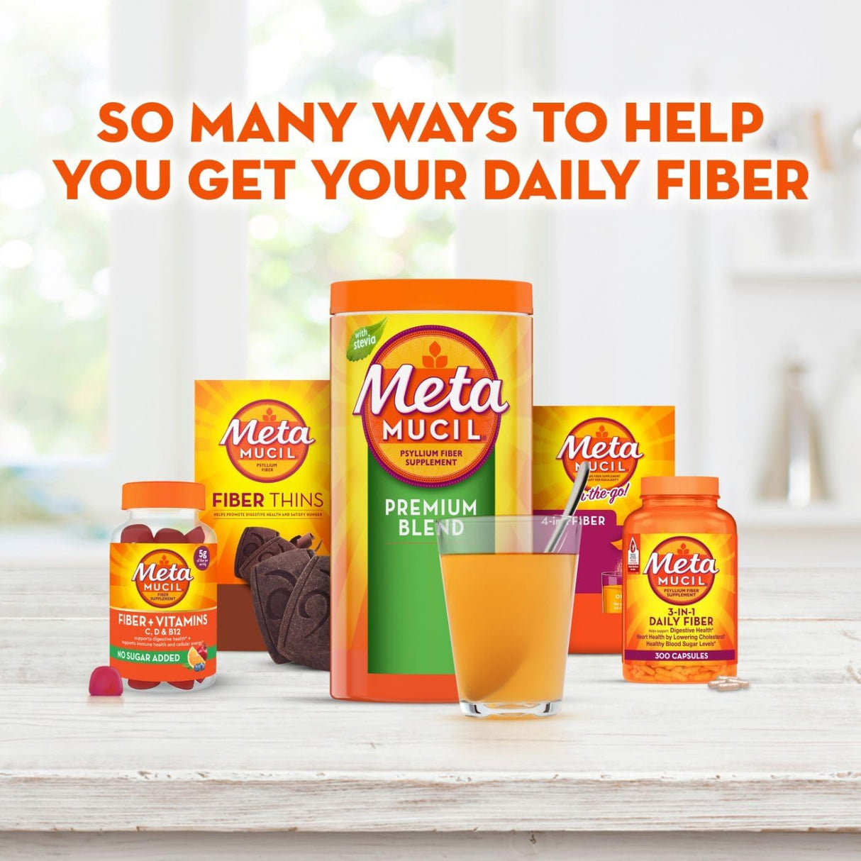 Metamucil Gomitas de suplemento de fibra más vitaminas C, D