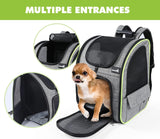 Mochila de transporte para gatos con malla transpirable