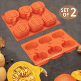 Moldes de Silicona para Calabaza, 2 Piezas, para Repostería