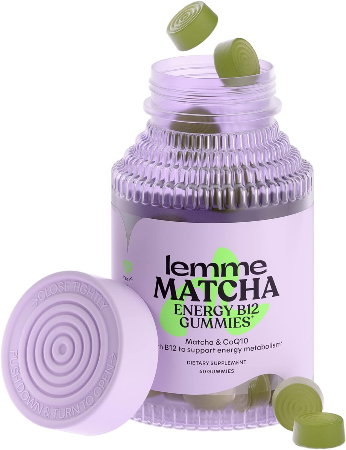 Suplemento Matcha Superfood  Gomitas energéticas con té verd