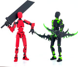 Conjunto de Figuras de Acción Titan 13, Articuladas, T13