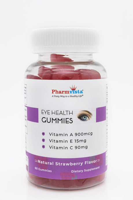 Suplemento Gomitas de apoyo para la salud ocular vegano 60u