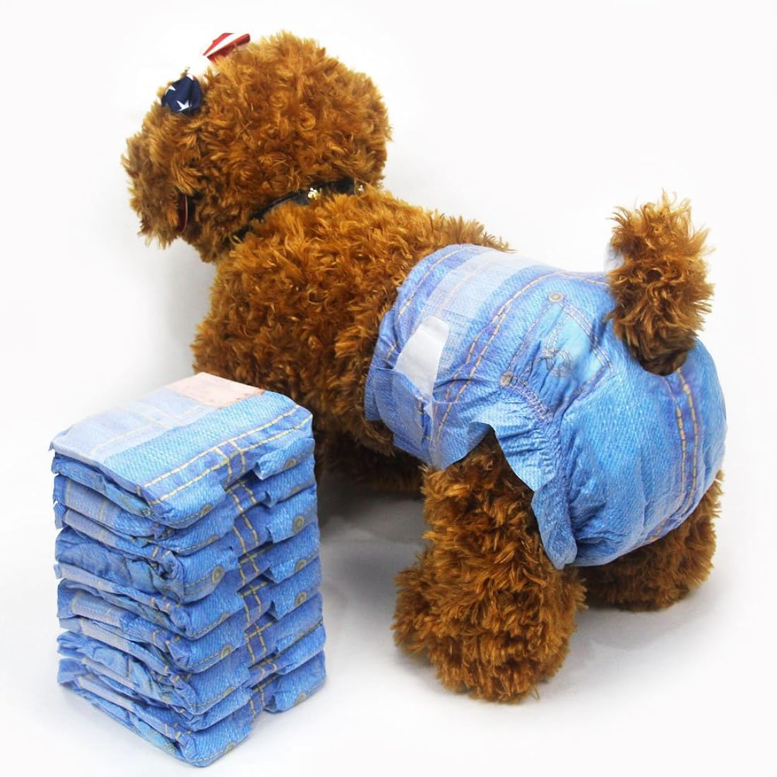 Pañales desechables para perras – Dono Jeans súper absorbentes y suaves para perras