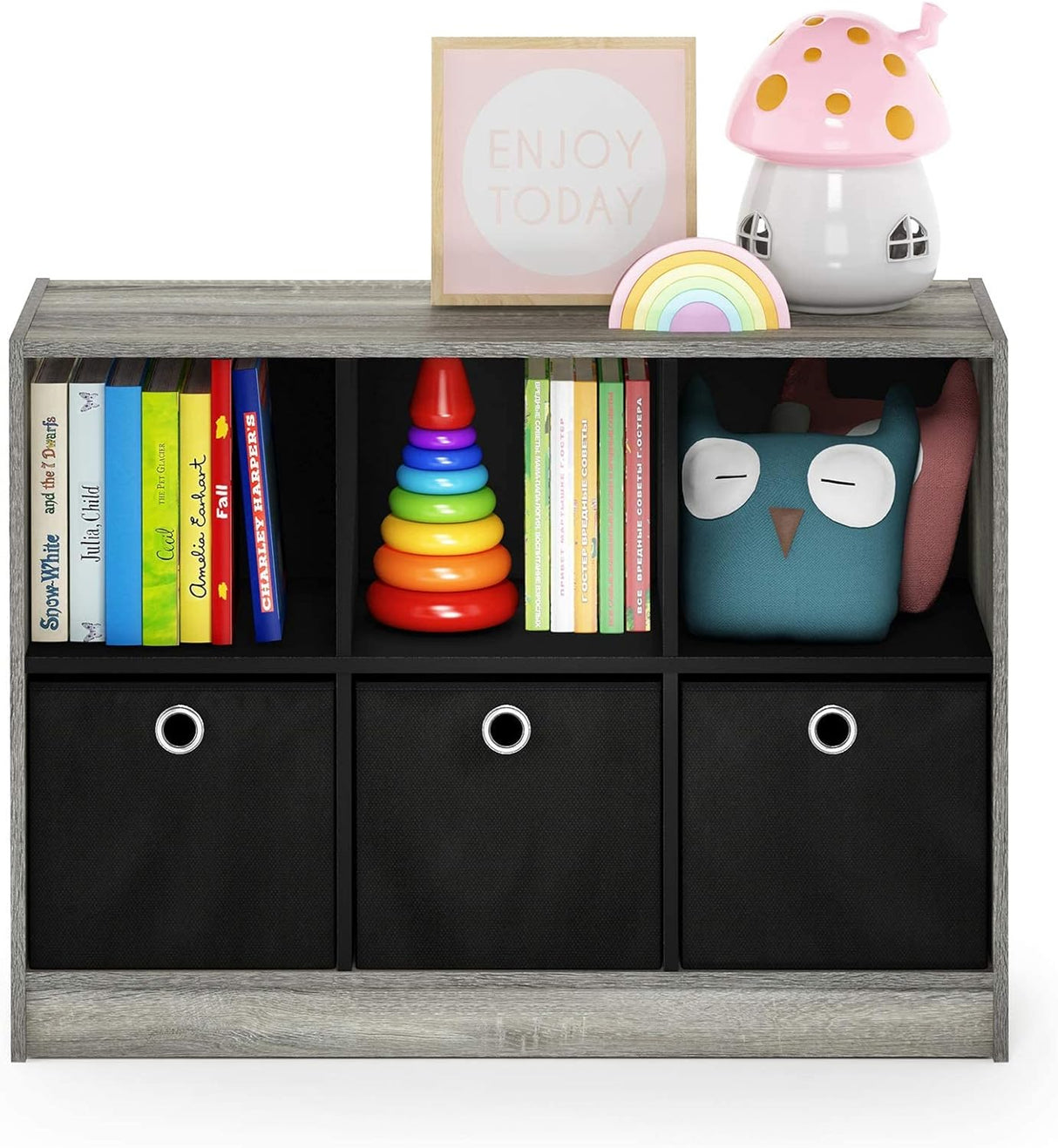 Estantería Cubo 3x2 Furinno con Bins, Organizador Básico