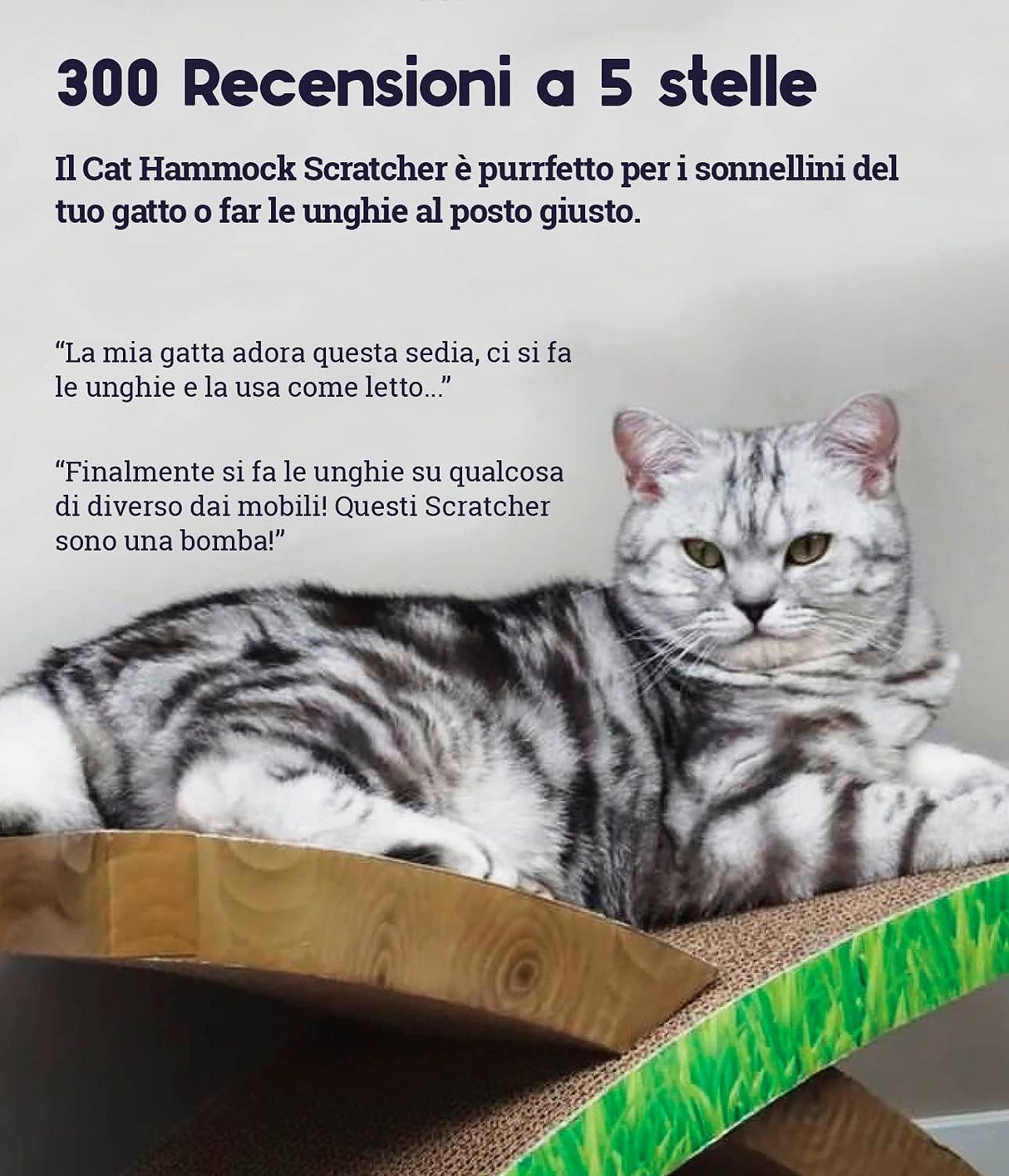 Rascador de cartón para gatos sofá y lugar de juegos