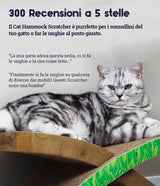 Rascador de cartón para gatos sofá y lugar de juegos