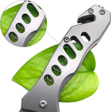 Cuchillo de bolsillo plegable asistida por resorte