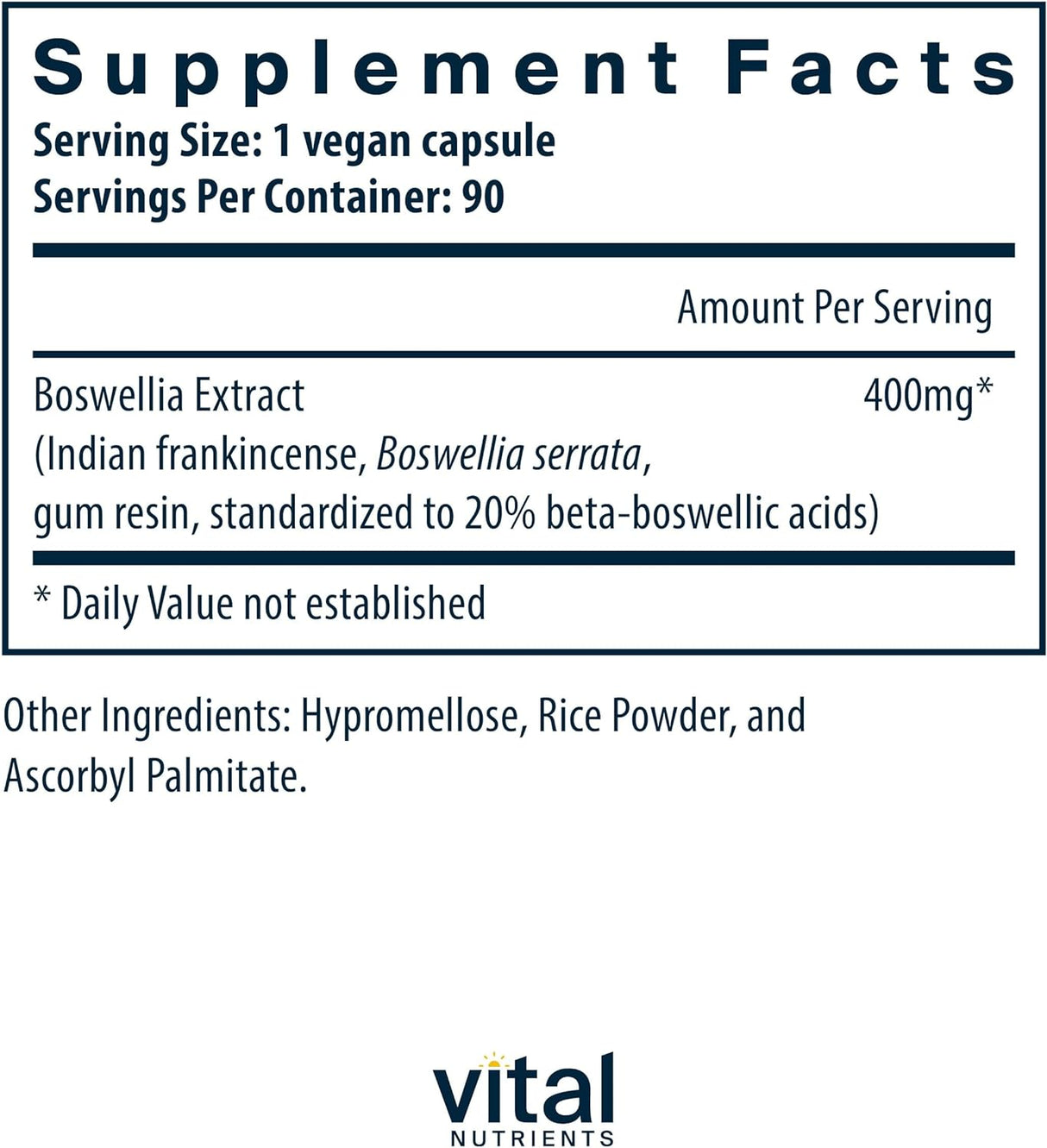 Extracto de Boswellia Serrata - Apoyo Articular y Digestivo