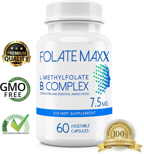 Suplemento L-metilfolato + B12 metilcobalamina y mezcla B6