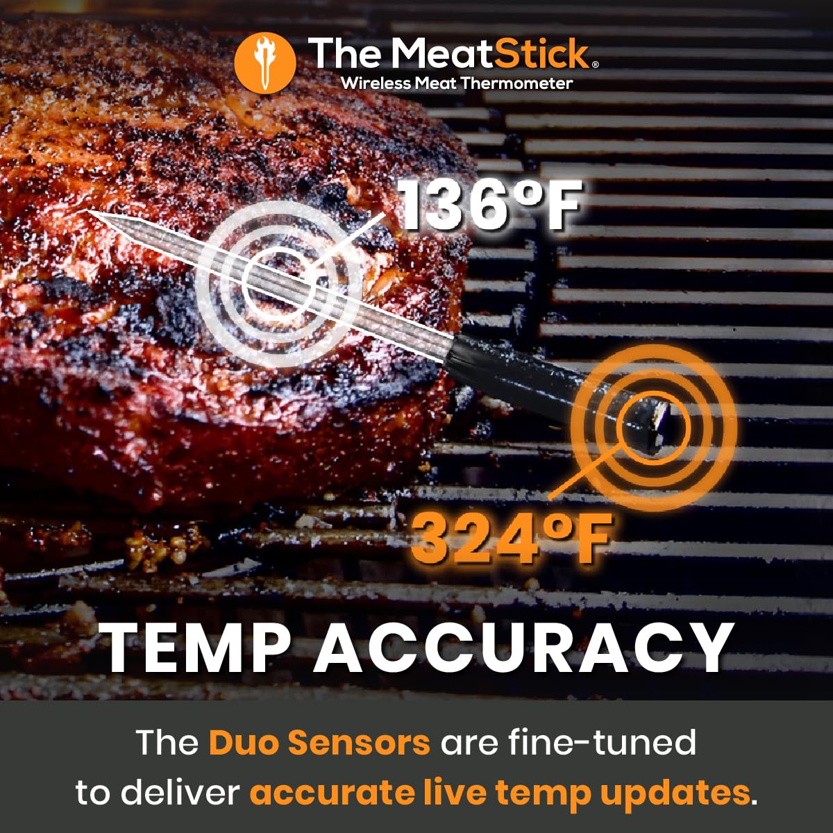 Termómetro Inalámbrico para Carne MeatStick - Grilling y Horno