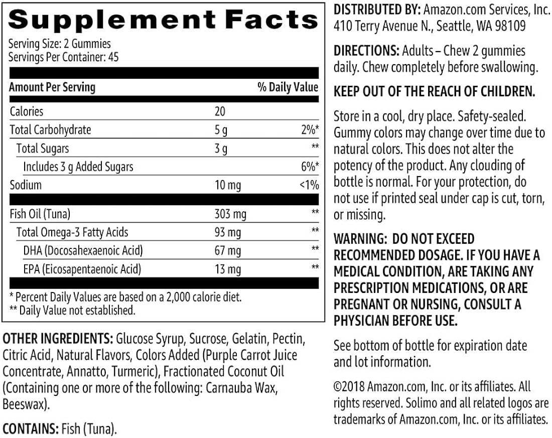 Suplemento de Aceite de pescado 303 mg sabor limón