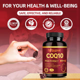 CoQ10 400mg con PQQ y Omega 3, 120 cápsulas