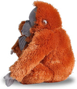 Mamá y bebé de peluche orangután, regalos para niños