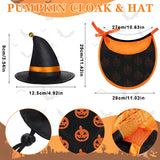 Disfraces calabaza capa de vampiro talla única