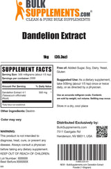 Extracto de Raíz de Diente de León - Suplemento Digestivo y Hepático