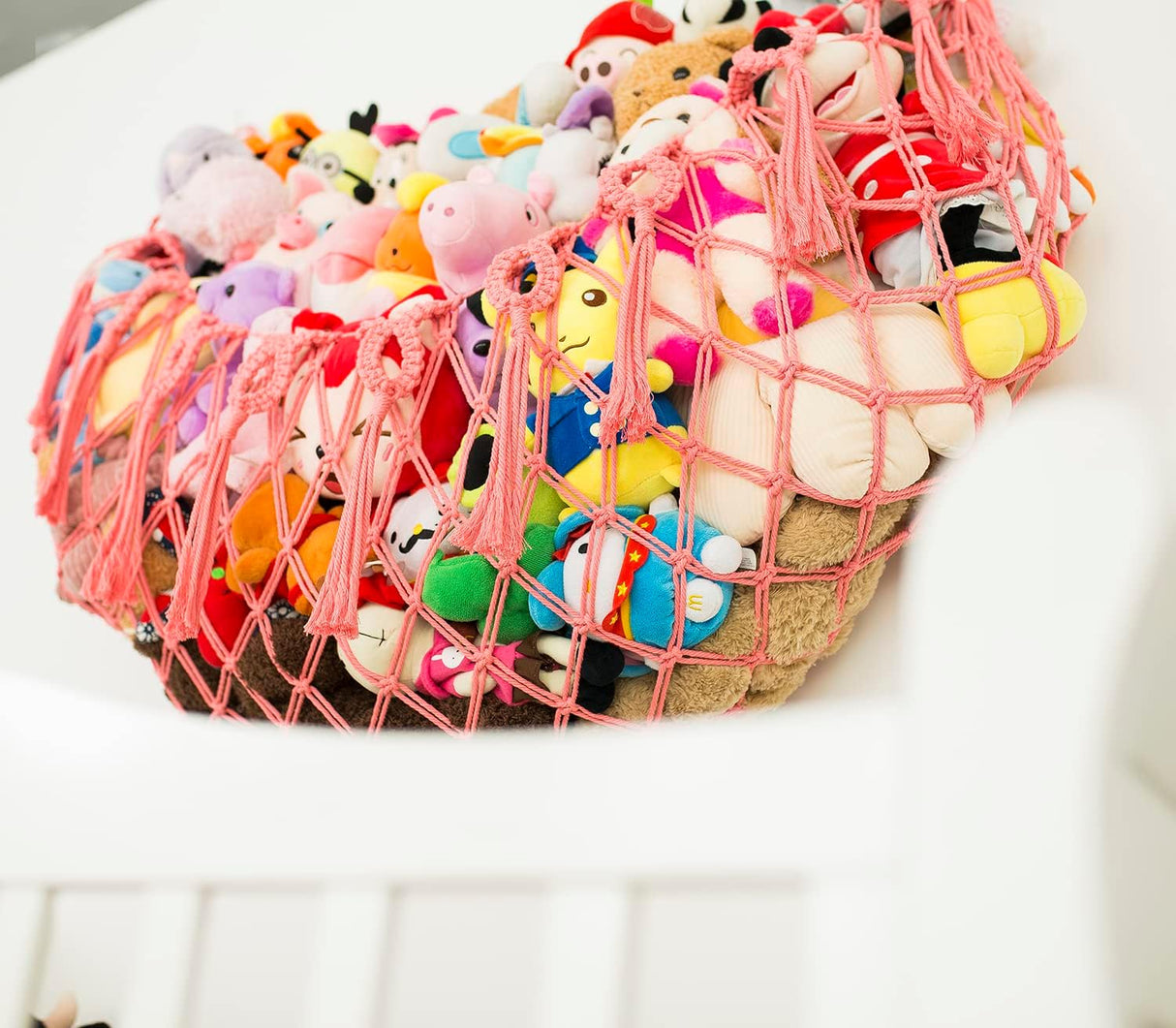 Hamaca de Juguetes Macramé, Marca: Handmade, Montaje en Pared