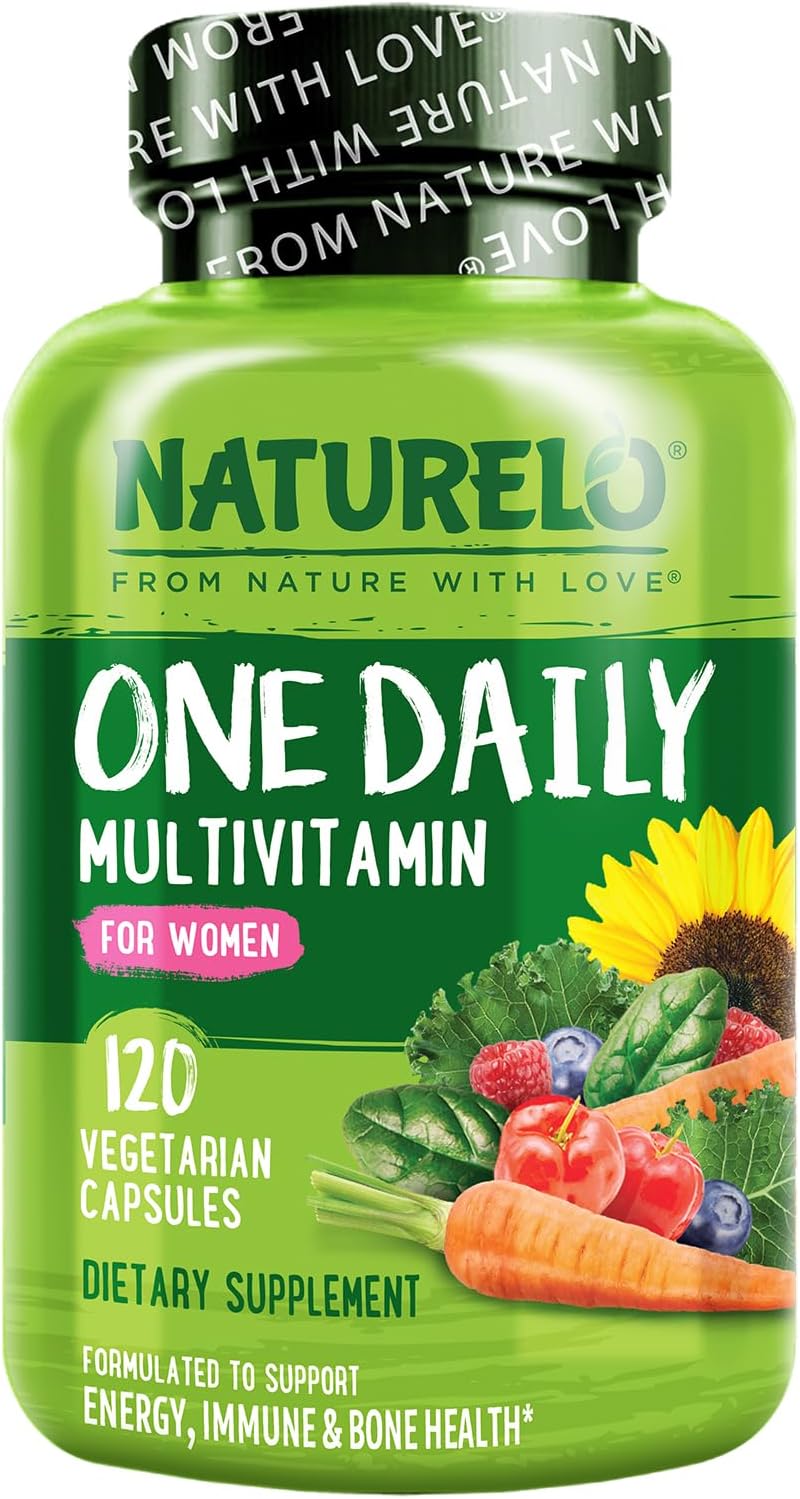 Multivitamínico para Mujeres NATURELO - Energía, 120 Cápsulas