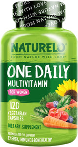 Multivitamínico para Mujeres NATURELO - Energía, 120 Cápsulas