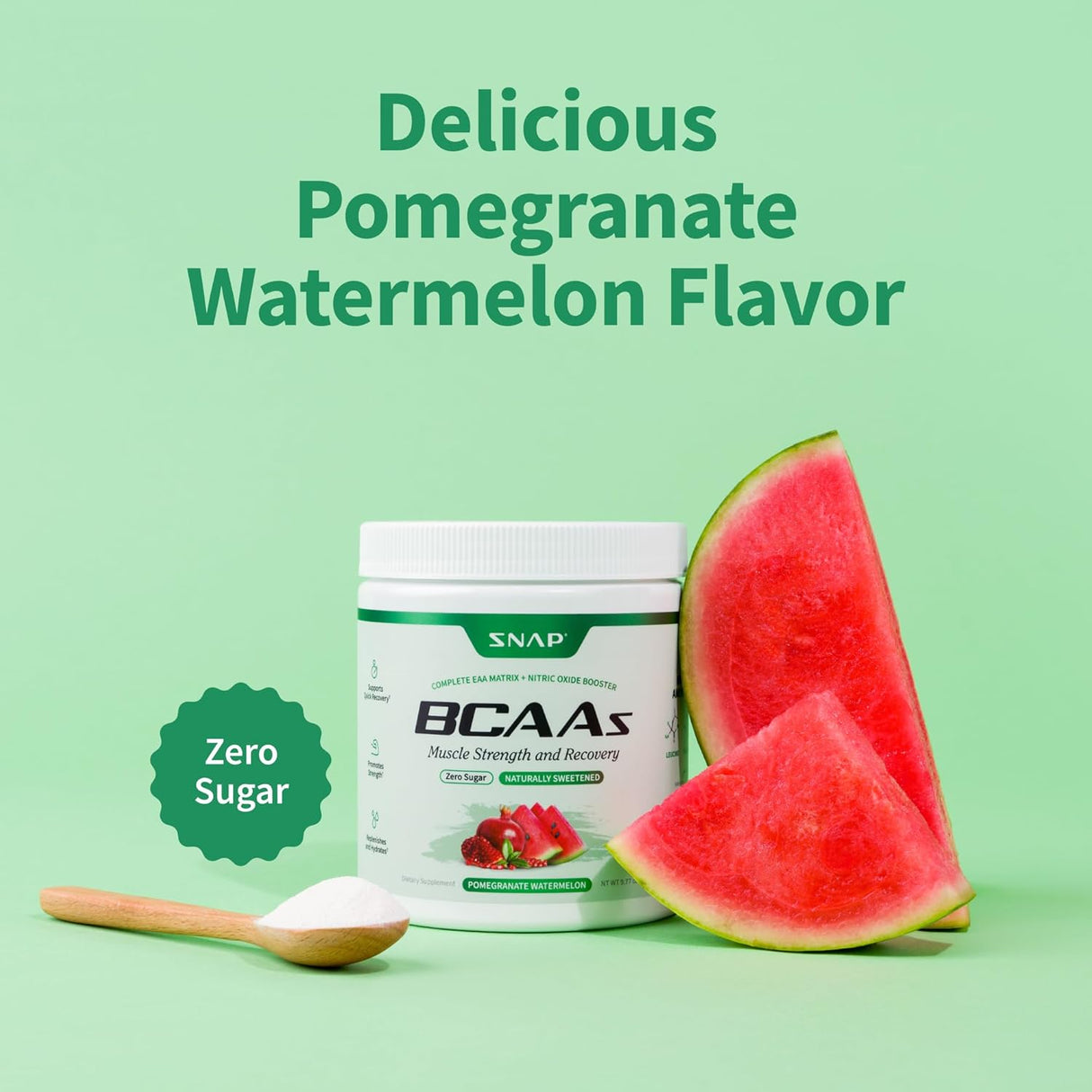 Suplemento BCAA Snap - Energía y Recuperación - 30 Porciones