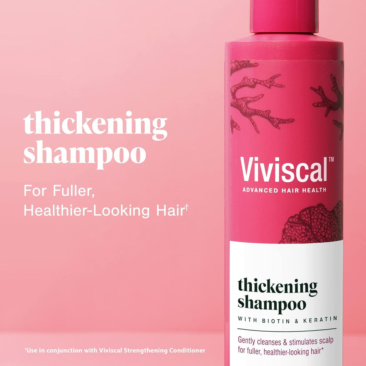 Viviscal Champú espesante formulado con biotina y queratina
