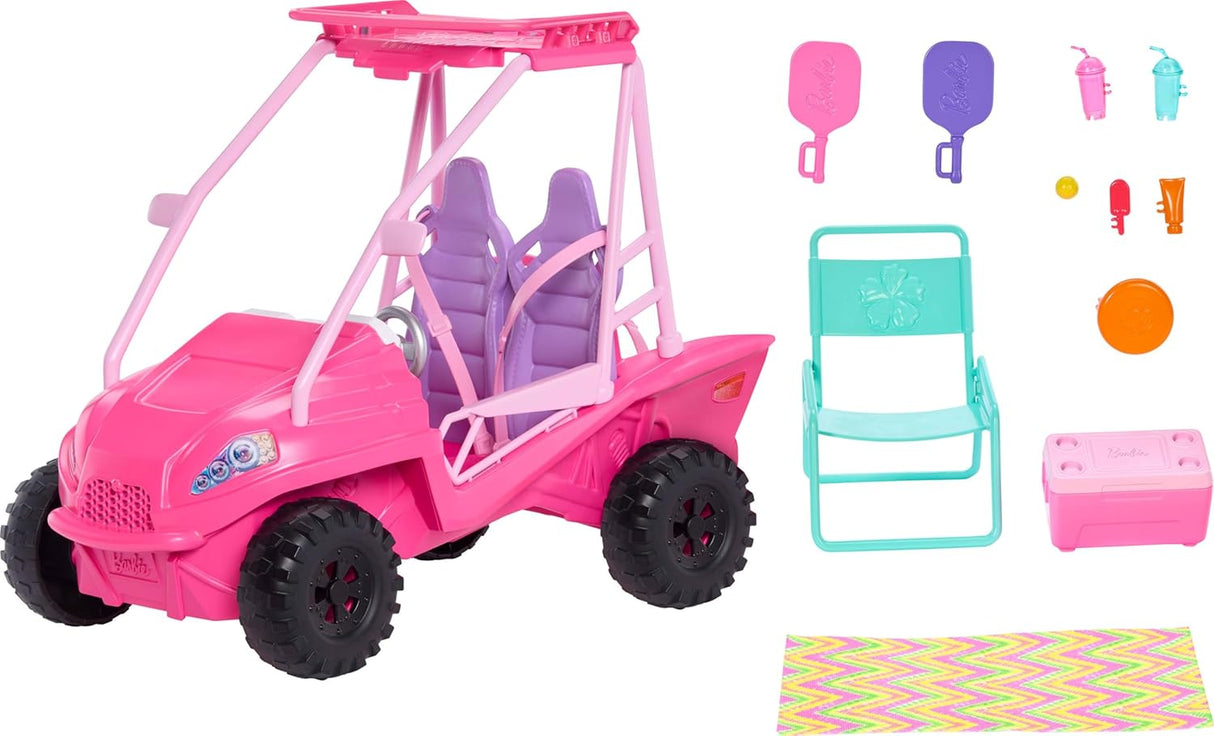 Barbie Mysteries: Set de Detectives en la Playa con Carro y Accesorios