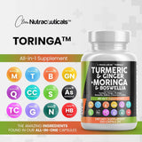 Suplemento de Cúrcuma y Moringa | Salud Natural, 1Pack